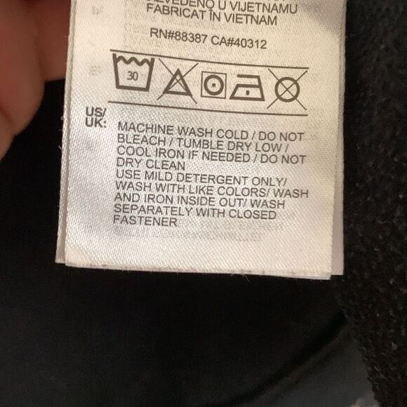 Adidas Men’s Black Red Graphic Zip Full Pockets Lightweight Jacket Size S - Picture 10 of 10